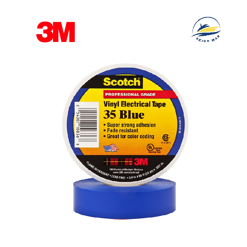 CINTA AISLANTE SCOTCH 35 VINILO 3/4"X 20MTS