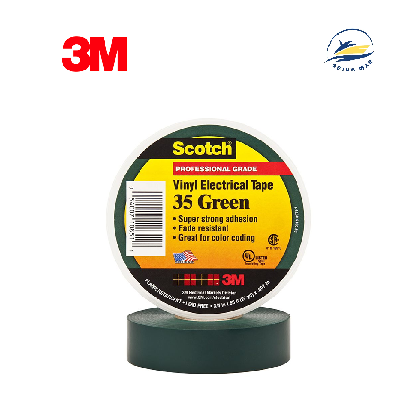 CINTA AISLANTE SCOTCH 35 VINILO 3/4"X 20MTS