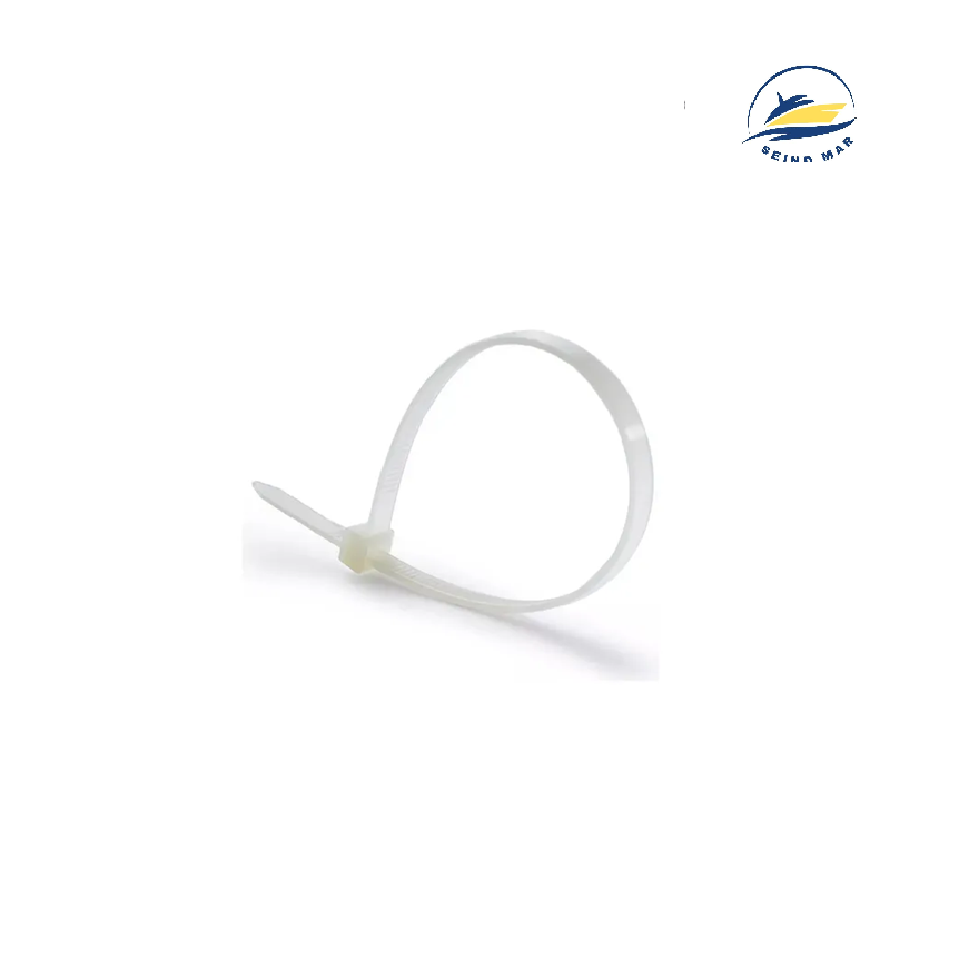 ATADOR PARA CABLE 4.8X450MM COLOR NATURAL (PAQUETE X 100 UND)