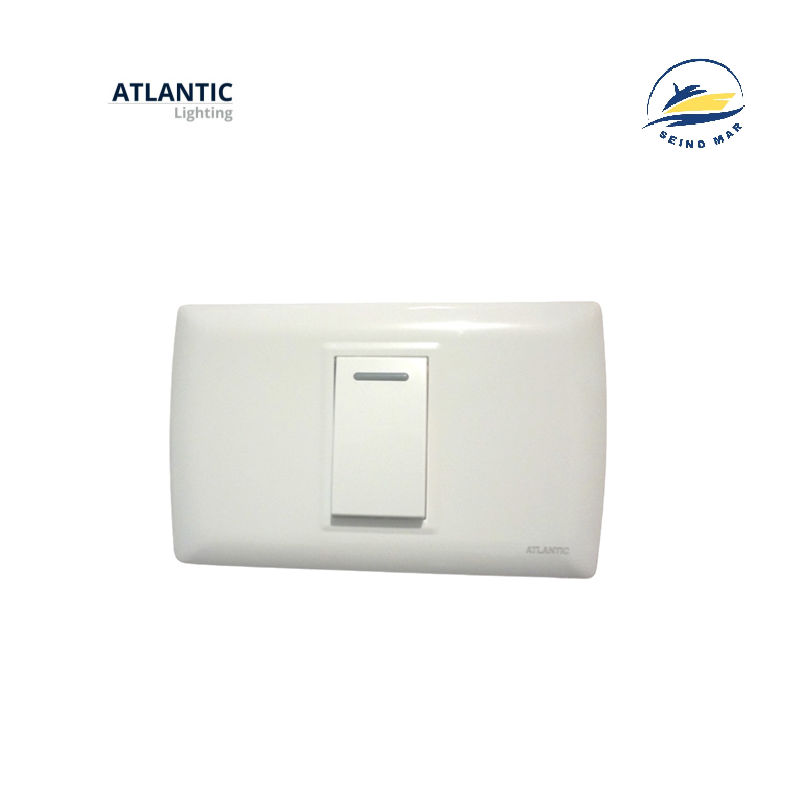 INTERRUPTOR SIMPLE 3 VIAS BLANCO 250V 16A PLACA BLANCO