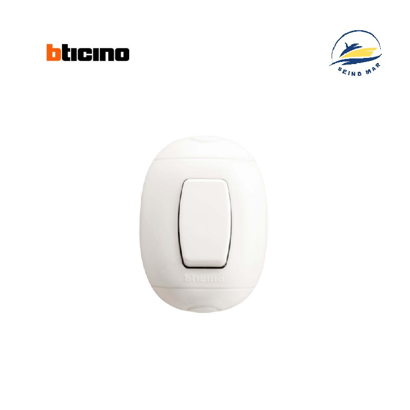 INTERRUPTOR PARA ADOSAR SIMPLE 1P MARFIL 250V 10A OVAL