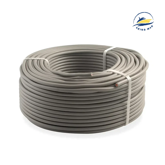 CONDUCTOR ELECTRICO 500V VULCANIZADO 2X12AWG GRIS NLT
