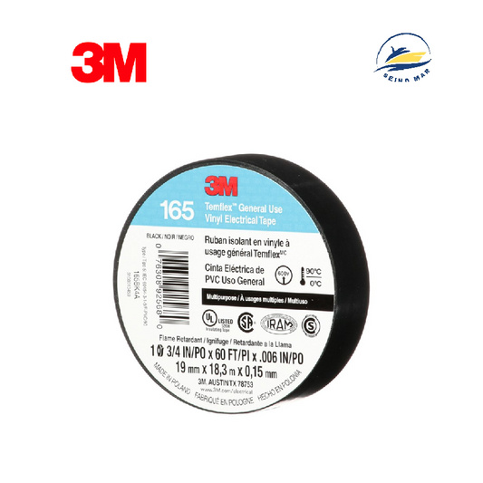 CINTA AISLANTE TEMFLEX 165 VINILO 3/4"X 18MTS