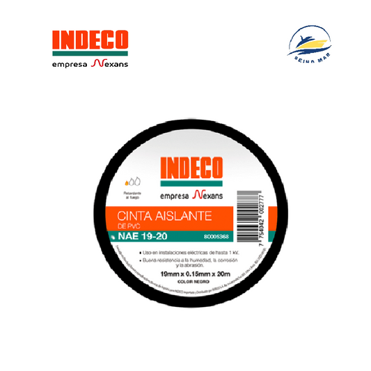 CINTA AISLANTE PVC NAE 19-20S 3/4 X 20MT 1000V
