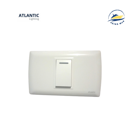 INTERRUPTOR SIMPLE 1P BLANCO 250V 16A PLACA BLANCO
