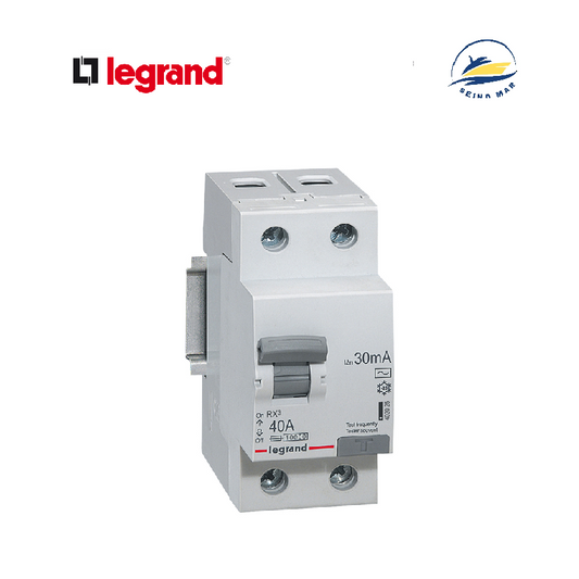INTERRUPTOR DIFERENCIAL 2P 40A 230VAC 30MA TIPO AC DIN RX3