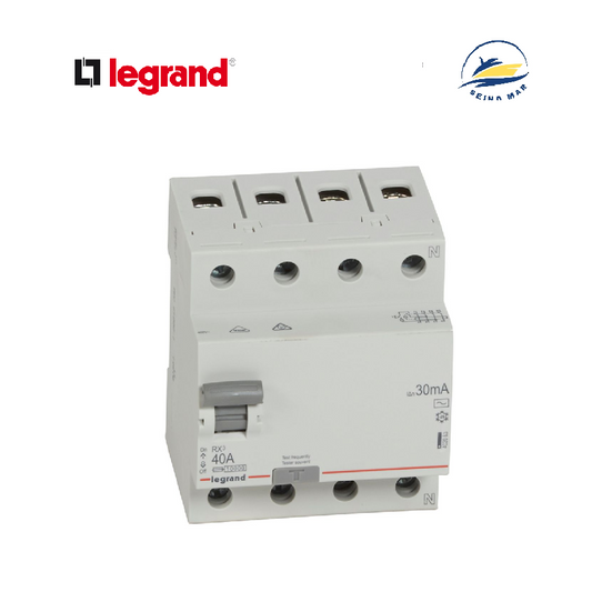 INTERRUPTOR DIFERENCIAL 4P 40A 230VAC 30MA TIPO AC DIN RX3