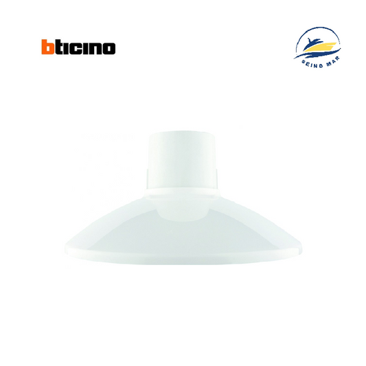 WALL SOCKET PLANO ROSCA E-27 BLANCO